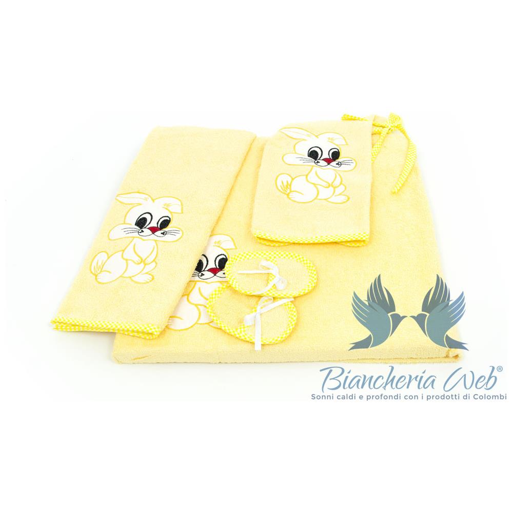 Corredo Neonato Set 4 Pezzi Modello Fabio Set 4pz Giallo - Foto 2