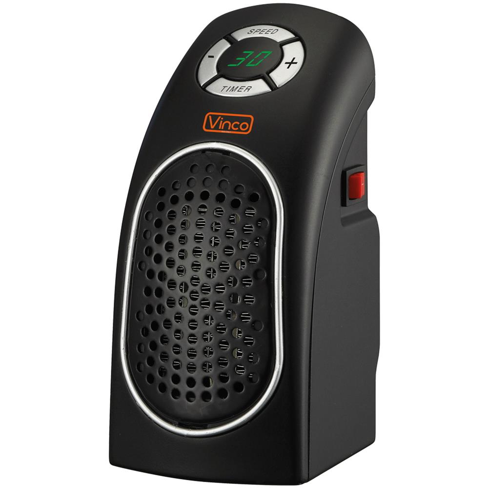 Stufa Stufetta Ceramica Da Parete Con Display Lcd Timer Plug-in 400w Spina - Foto 2