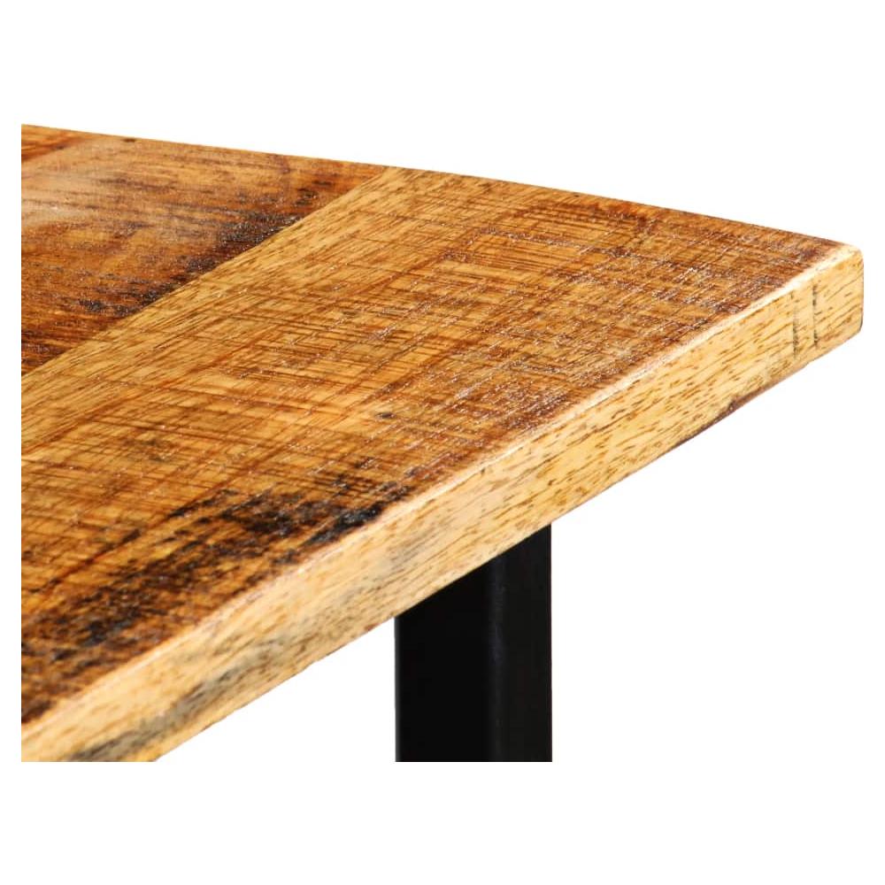 Set Da Bar 5 Pz In Legno Massello Di Mango 120x60x107 Cm - Foto 7