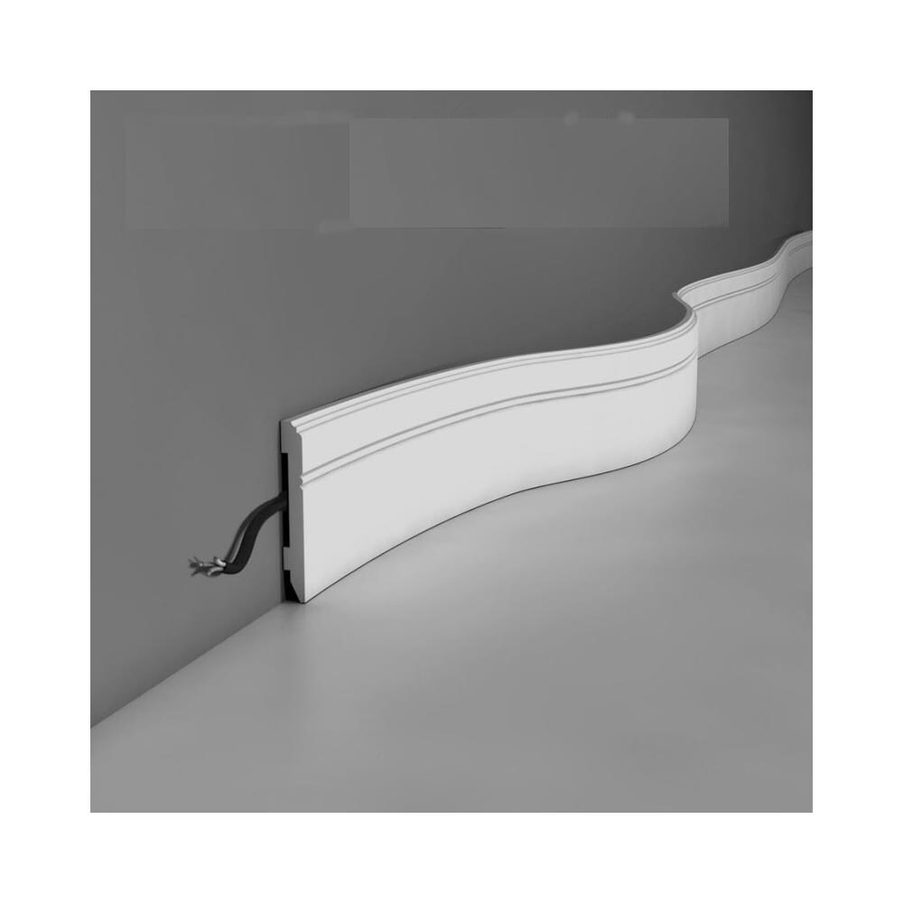 Battiscopa In Duropolimero (sx105) 200x11x1,3 Pacco Da 44 Metri Lineari - Foto 1