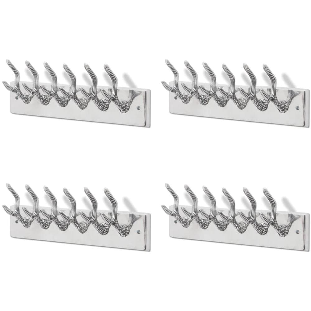 Ganci Appendiabiti 4 Pz Argento In Alluminio - Foto 2