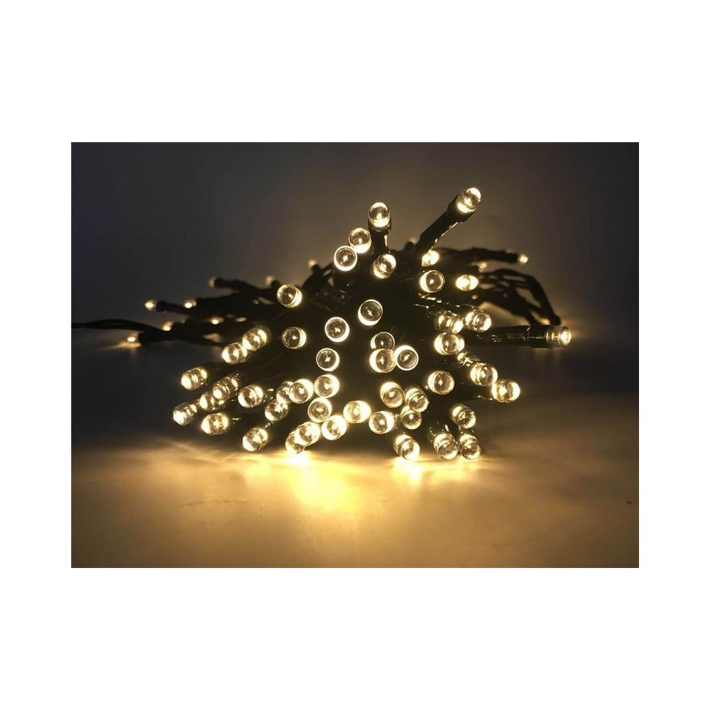 Guirlande Solaire Etanche À Eclairage Led Avec 200 Leds Blanches Rr-by200 - Foto 2