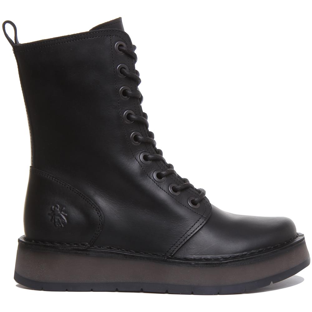 Rami043 Piattaperma Sole Lace Up Stivaletti Per Le Donne In Nero - Foto 2