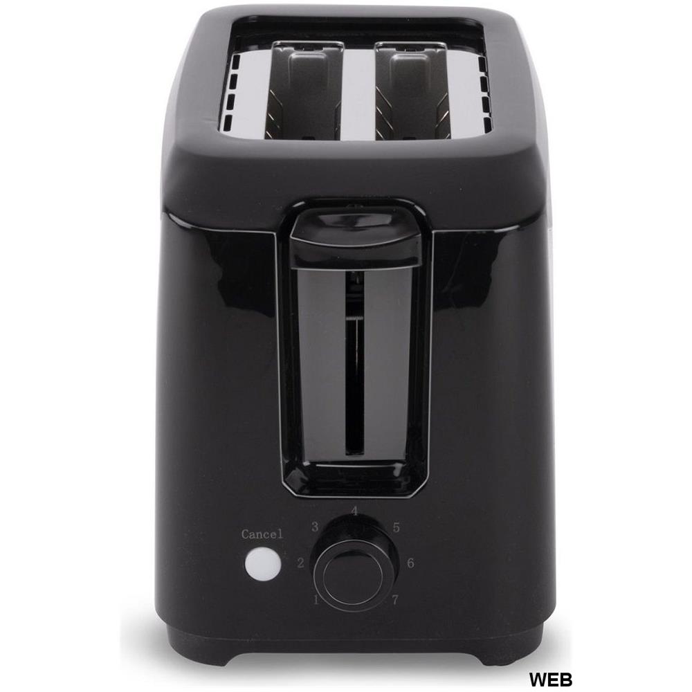 Tostapane 7 Impostazioni Vassoio Raccogli Briciole 700w Nero - Foto 2