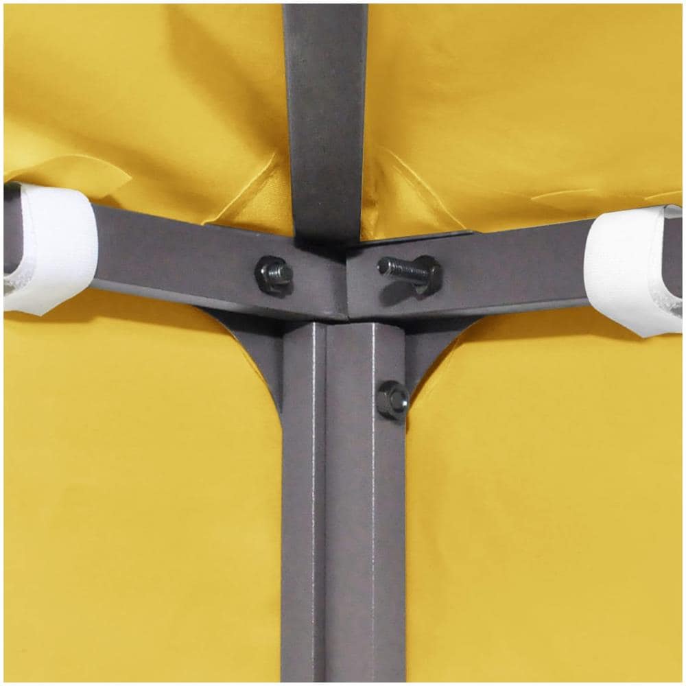 Copertura Superiore per Gazebo 270 g / m² 4x3 m Gialla - Foto 3