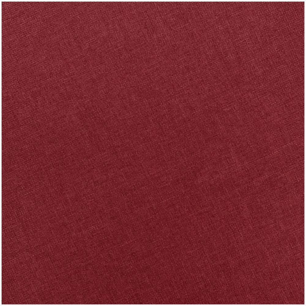 Poltrona con Poggiapiedi Rosso Vino in Tessuto - Foto 2