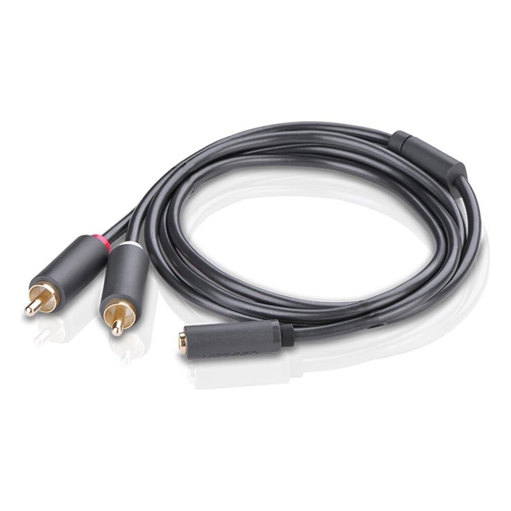 10588 1m 2 x RCA 3.5mm Nero cavo audio - Foto 2