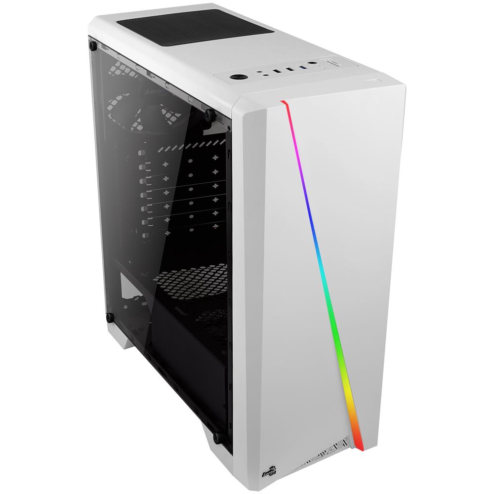 Case Cyclon Middle Tower ATX / Micro-ATX / Mini-ITX 1 Porte USB 3.0 Colore Biano (Finestrato)  - Foto 1