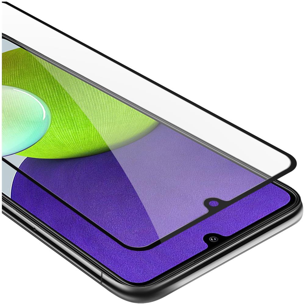 Pellicola Armatura A Schermo Intero Compatibile Con Samsung Galaxy A22 4g / M22 / M32 4g In Trasparente Con Nero - Vetro Temperato (tempered) Di Protezione Del Display In Durezza 9h Con 3d Touch - Foto 1
