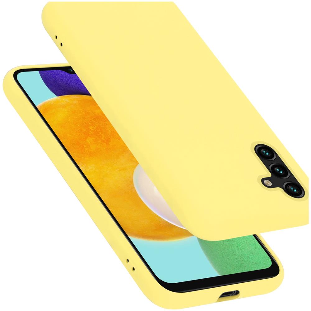 Cadorabo Custodia Compatibile Con Samsung Galaxy A13 5g In Liquid Giallo - Coperchio Protettivo In Silicone Tpu Flessibile - Foto 1