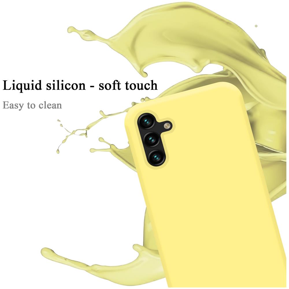 Cadorabo Custodia Compatibile Con Samsung Galaxy A13 5g In Liquid Giallo - Coperchio Protettivo In Silicone Tpu Flessibile - Foto 2