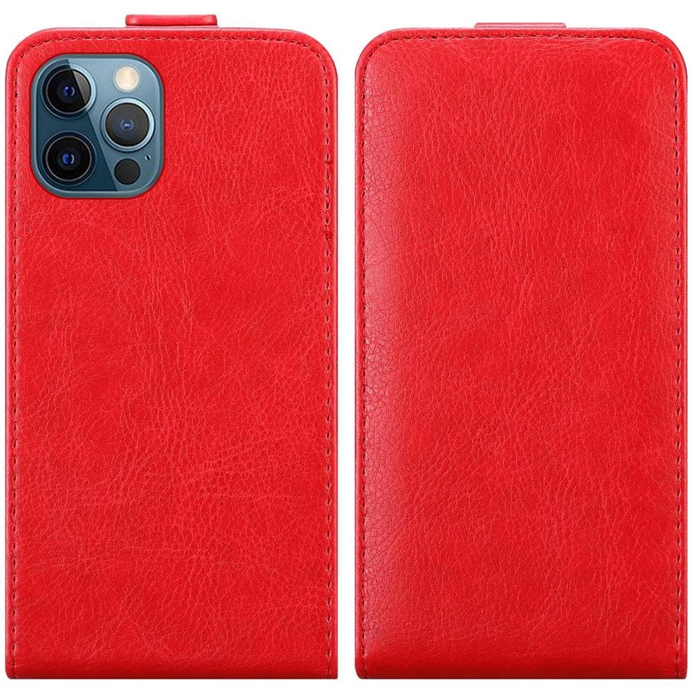 Custodia Compatibile Con Apple Iphone 12 Pro Max In Rosso Mela - Coperchio Protettivo In Design Flip Con Chiusura Magnetica - Foto 8