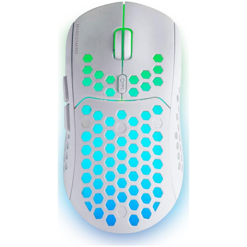 Mouse Wireless Gaming MMW3 Ottico 6 Tasti 3200 DPI Colore Bianco - Foto 1