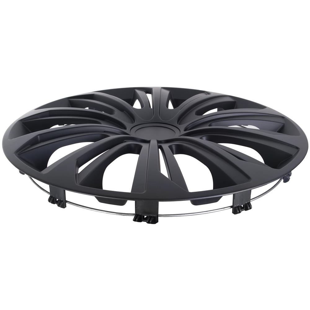 Set Di 4 Copricerchi 14 "" Strong Colore Nero Opaco - Foto 6