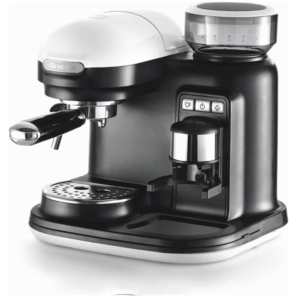 Macchina per espresso 1318 Automatica /Manuale 0,8 L 1080 W Colore Nero /Bianco - Foto 1