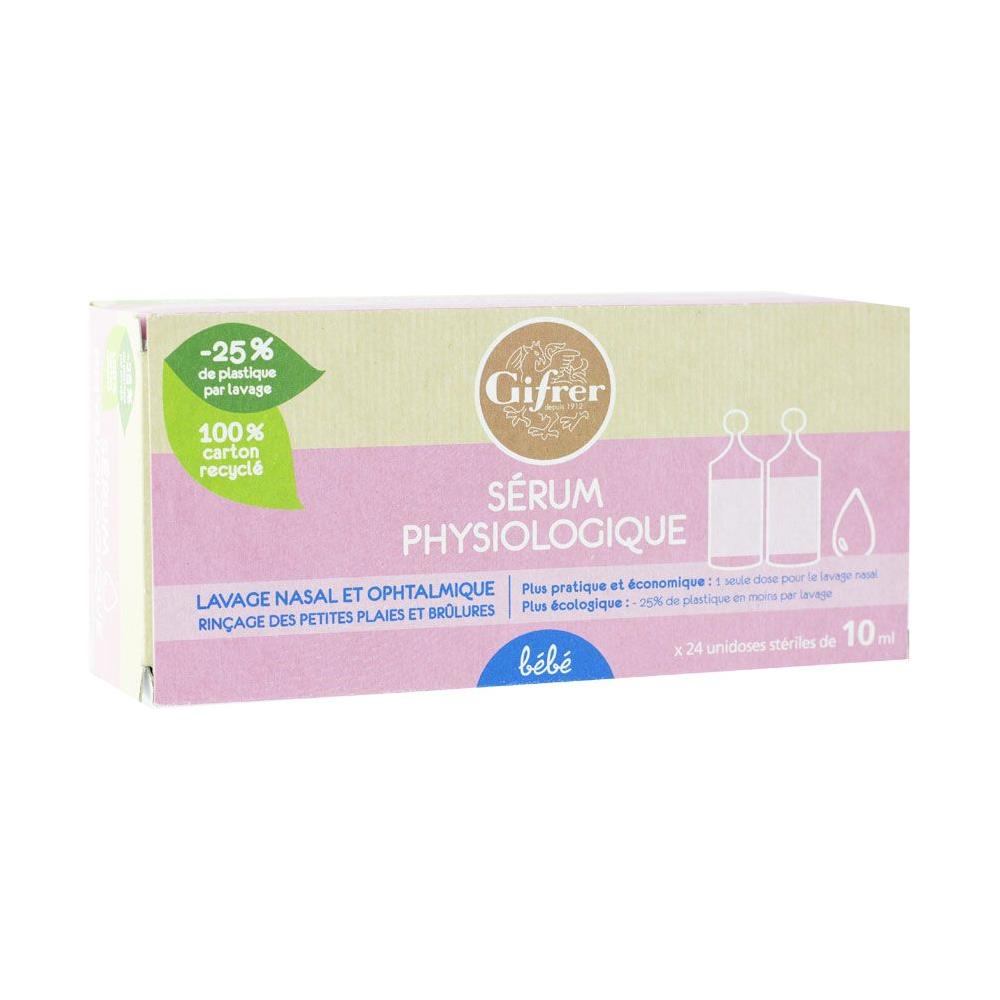 Siero Fisiologico Bebe 24x10ml Fisiologico 240ml Fisiologico Gifrer - Foto 1