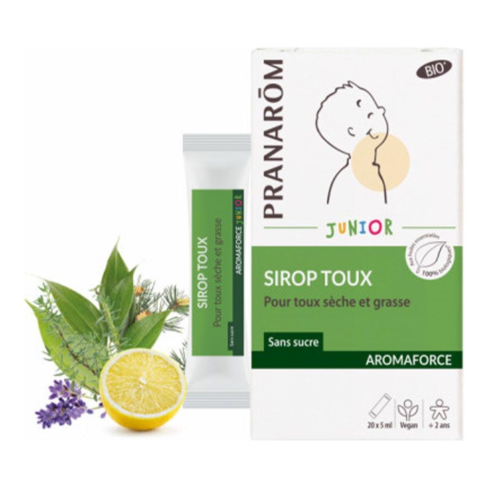 Sciroppo Junior Bio Per Tosse Secca E Grassa 5 Bastoncini Da 20ml Aromaforce Da 2 Anni - Foto 1