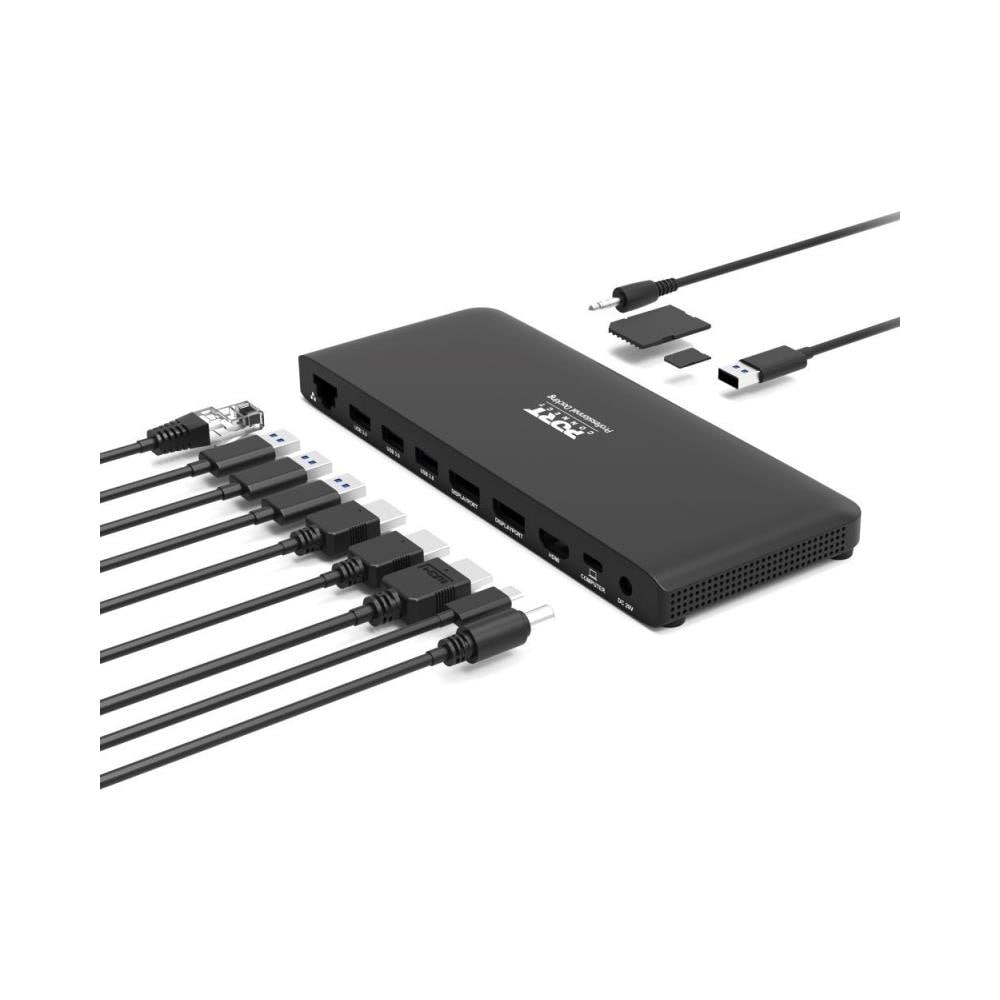 901910W-UK replicatore di porte e docking station per laptop Cablato USB 3.2 Gen 2 (3.1 Gen 2) Type-C Nero - Foto 2