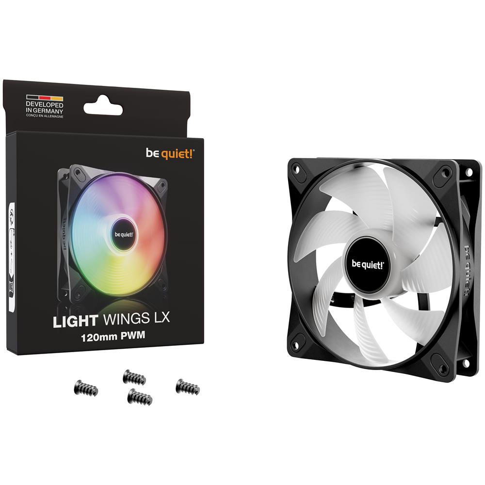 Ventola PC LIGHT WINGS LX Diametro 120 mm 1600 Rpm Colore Nero - Foto 5