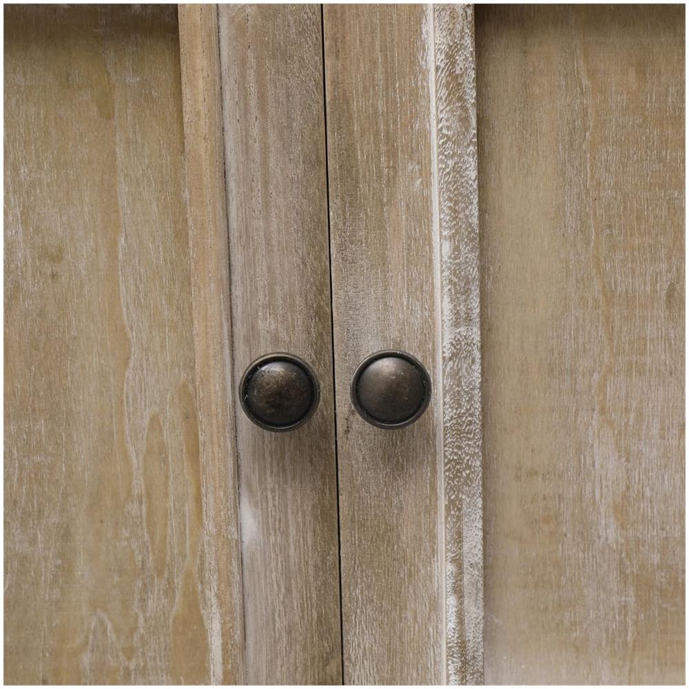 Credenza Con Cassetti Bianca 50x30x80 Cm In Legno - Foto 2