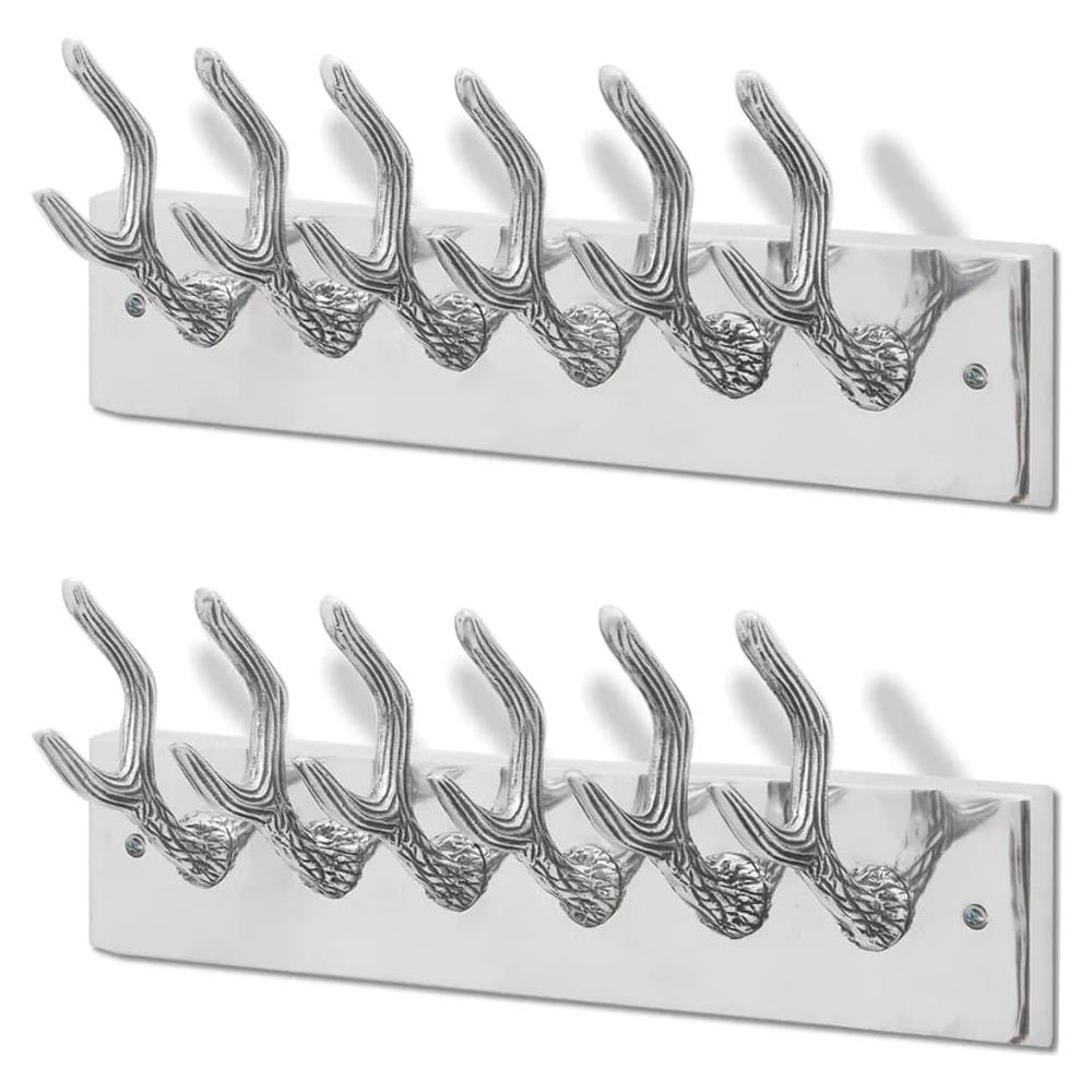 Ganci Appendiabiti 2 Pz Argento In Alluminio - Foto 2