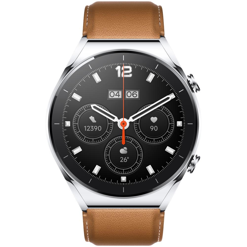 Smartwatch Watch S1 Silver Display 1.43" AMOLED Touch screen Wi-Fi GPS Colore Marrone - Foto 1