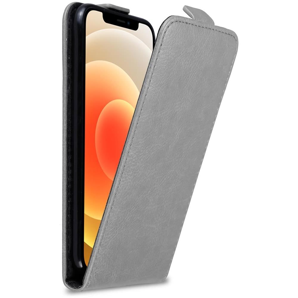 Custodia Compatibile Con Apple Iphone 12 Mini In Grigio Titanio - Coperchio Protettivo In Design Flip Con Chiusura Magnetica - Foto 1
