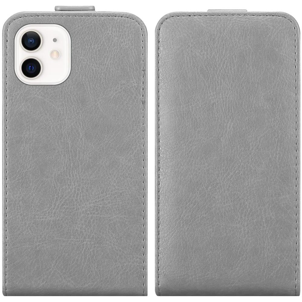 Custodia Compatibile Con Apple Iphone 12 Mini In Grigio Titanio - Coperchio Protettivo In Design Flip Con Chiusura Magnetica - Foto 8
