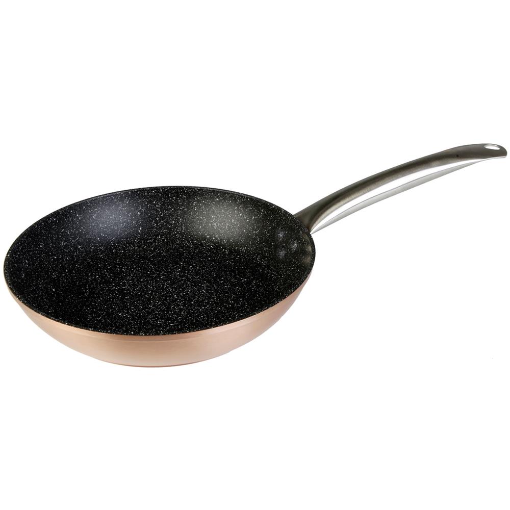 Professional Padella, 28cm Induzione, Antiaderente Ecologico Senza Pfoa, Alluminio Forgiato Rame - Foto 1
