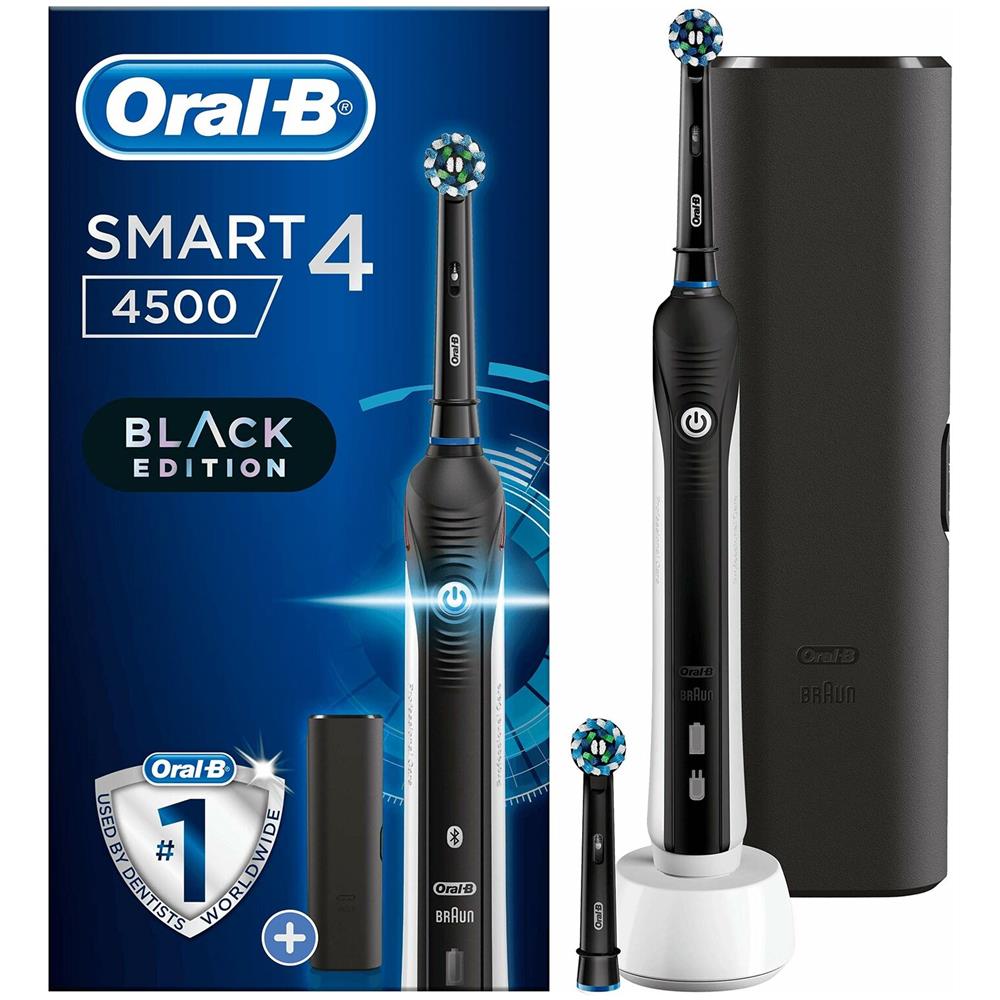 Oral-b Smart 4 4500 Spazzolino Elettrico Black Edition Adulto Nero - Foto 1