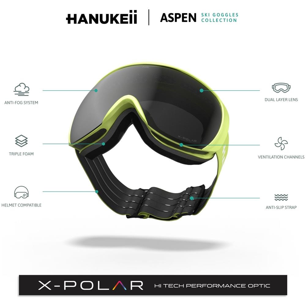 Maschera Da Sci Aspen Green / Silver - Foto 6