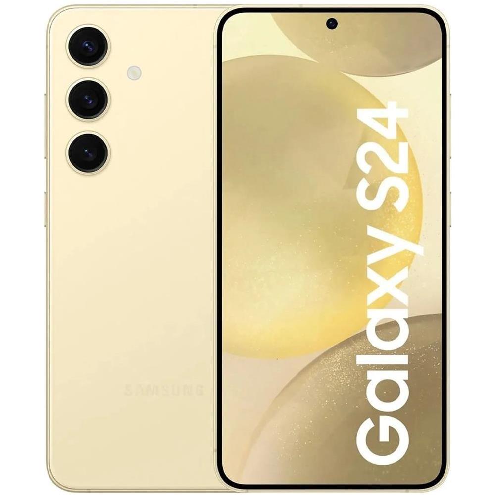 Galaxy S24 5G 128GB 8GB Ram Dual Sim Display 6.2" FHD+ Fotocamera 50 Mpx Android Amber Yellow Wind3 - Foto 1
