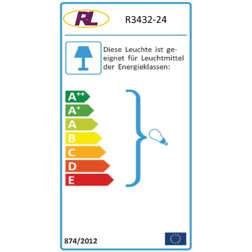 Lampadario Reality Trio Design Classico Country Style 2x Punti Luce Colore Alabastro - Foto 2