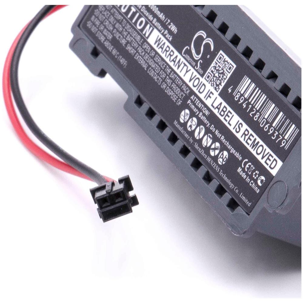 Vhbw Batteria Di Ricambio Per Mitsubishi MR-J4 | 1650mAh 6V Li-MnO2 | Sostituisce 2CR17335A WK17, MR-BAT6V1SET
