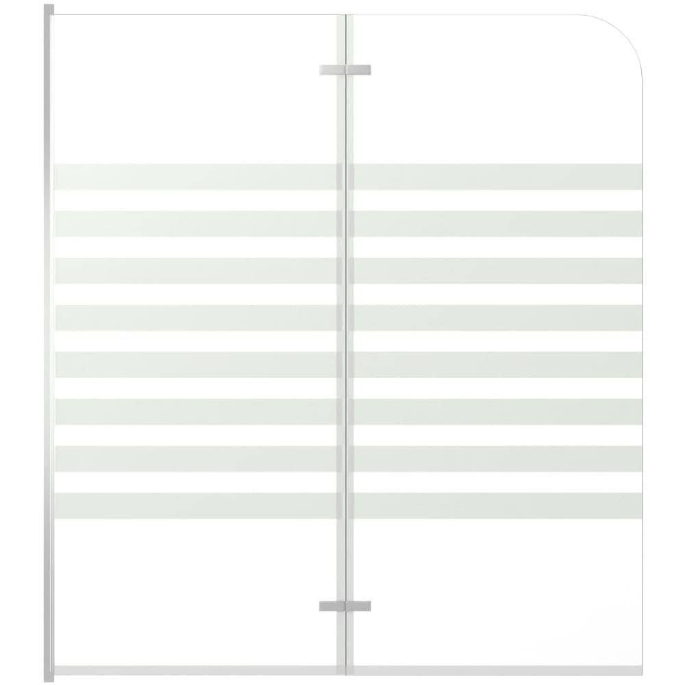 Cabina Da Bagno 120x140 Cm In Vetro Temperato A Righe - Foto 1