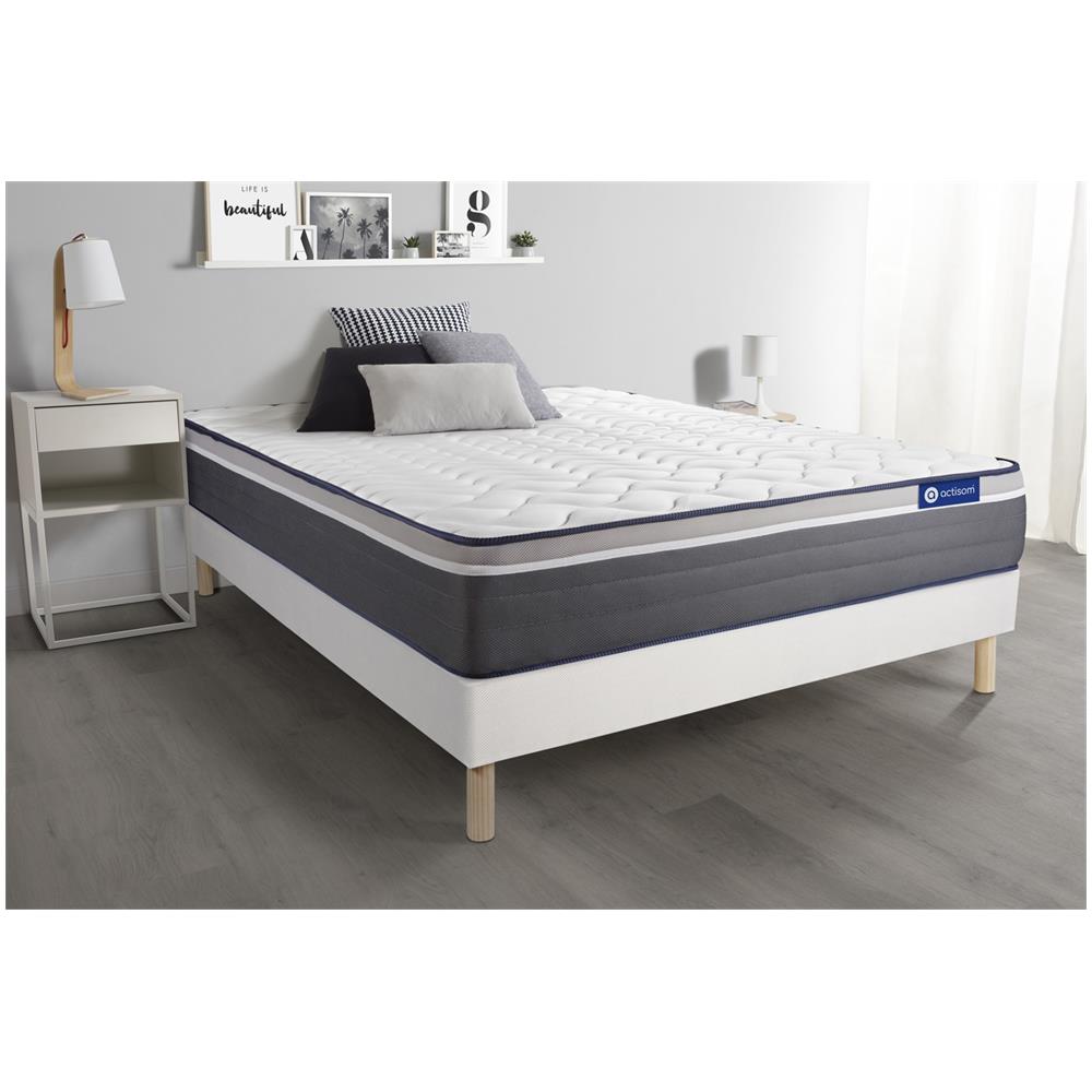 Kit Rete E Materasso Matrimoniale Actilatex Plus 150x190cm - Spessore : 26cm - Lattice E Memory Foam- Molto Rigido - Foto 2