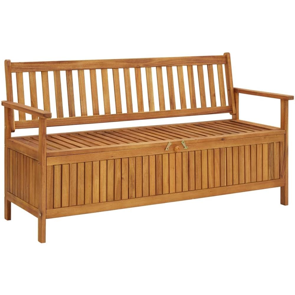 Cassapanca da Giardino 148 cm in Legno Massello di Acacia - Foto 1