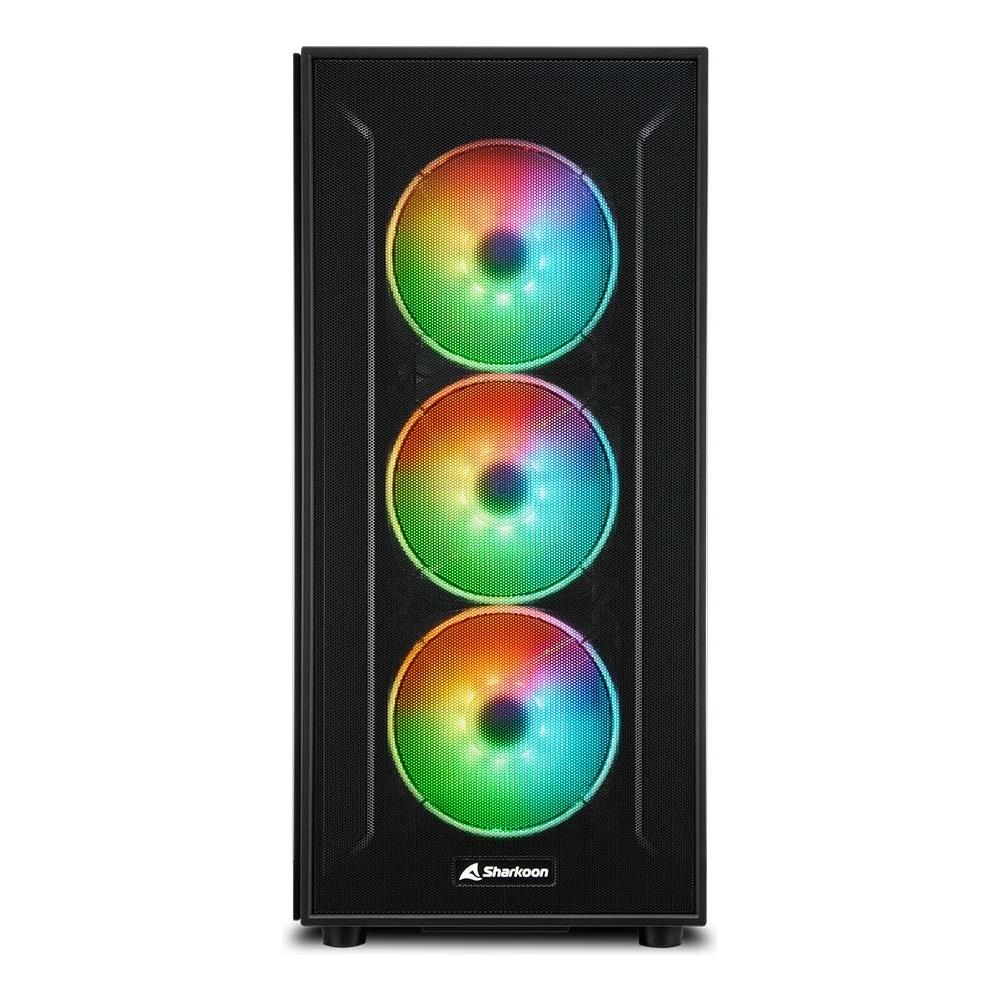 Case TG6M RGBTower Mini-ITX / Micro-ATX / ATX Colore Nero - Foto 2