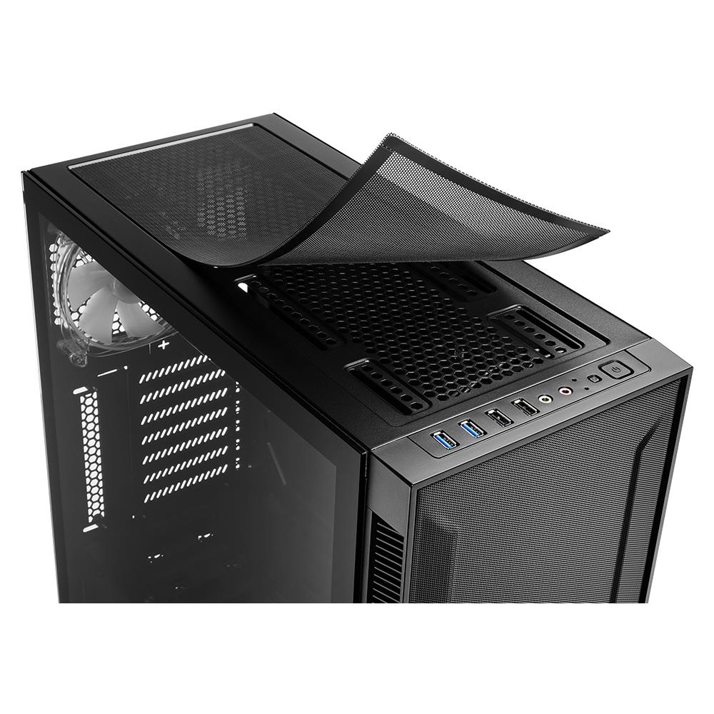 Case TG6M RGBTower Mini-ITX / Micro-ATX / ATX Colore Nero - Foto 9