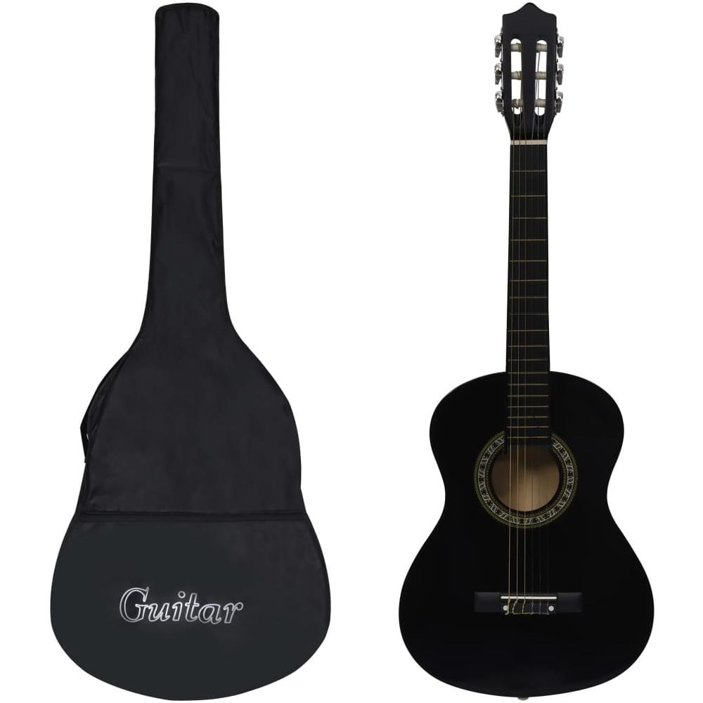 Chitarra Classica Principianti e Bambini Custodia Nera 1/2 34"" - Foto 1