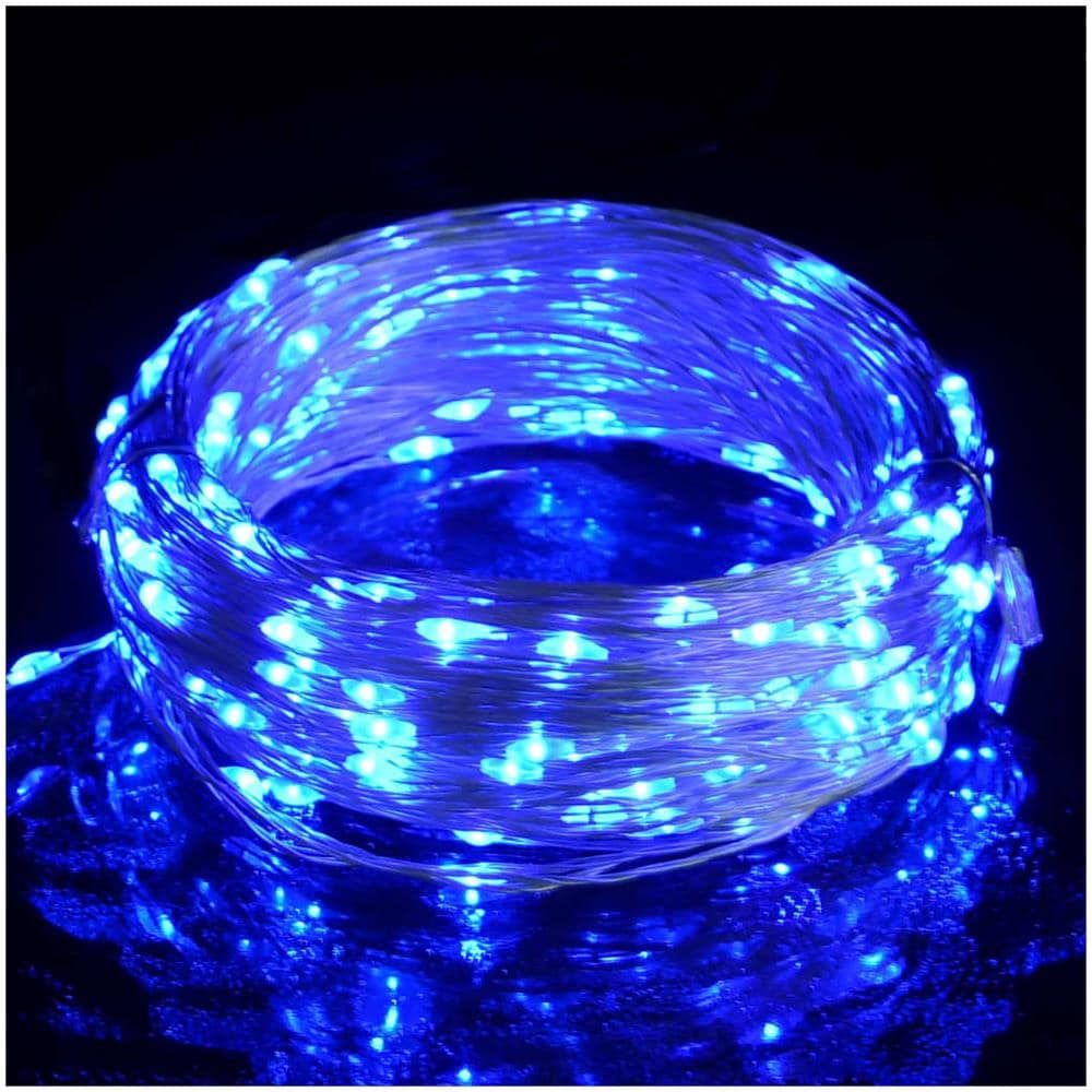 Filo Di Micro Lucine A Led 40 M 400 Led Blu 8 Funzioni - Foto 2