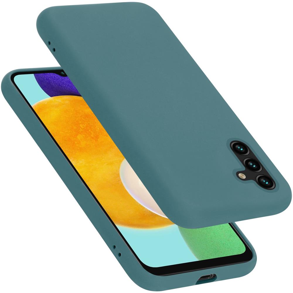 Custodia Compatibile Con Samsung Galaxy A13 5g In Liquid Verde - Coperchio Protettivo In Silicone Tpu Flessibile - Foto 1