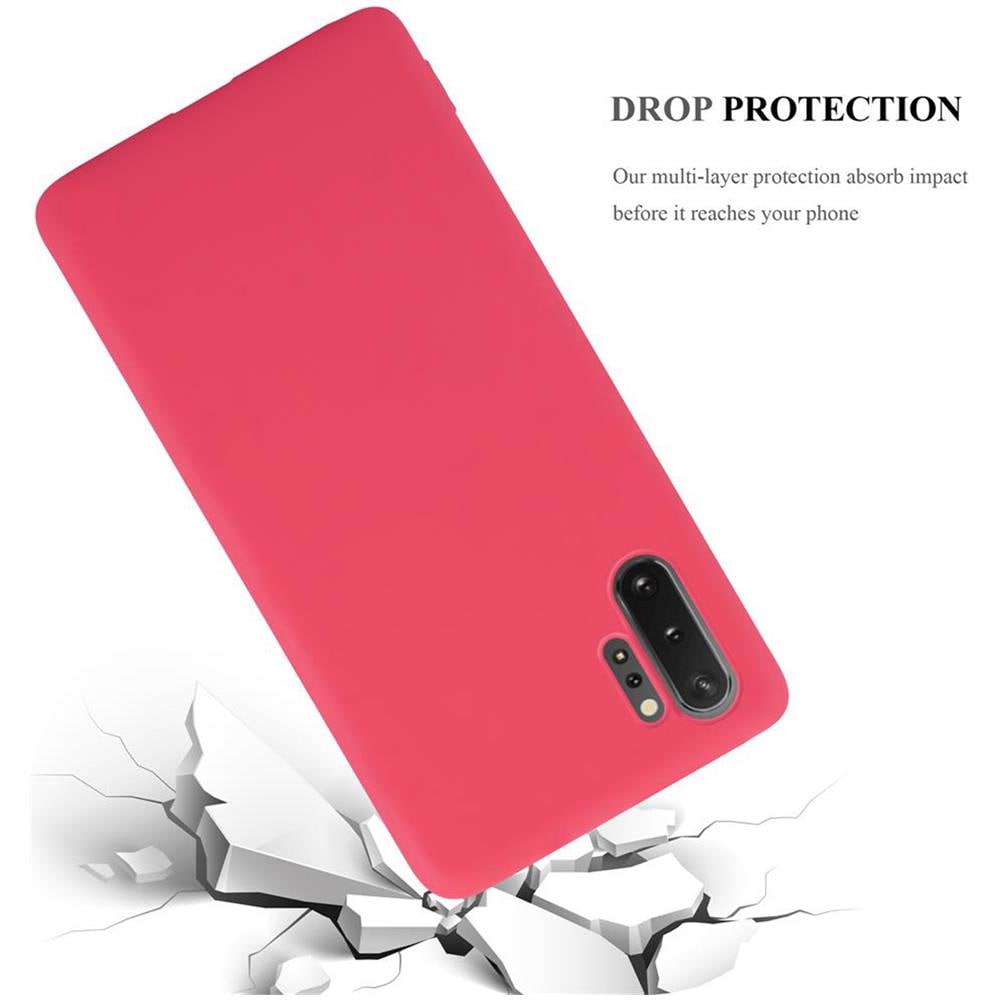 Custodia Compatibile Con Samsung Galaxy Note 10 Pro In Candy Rosso - Coperchio Protettivo In Silicone Tpu Flessibile - Foto 8