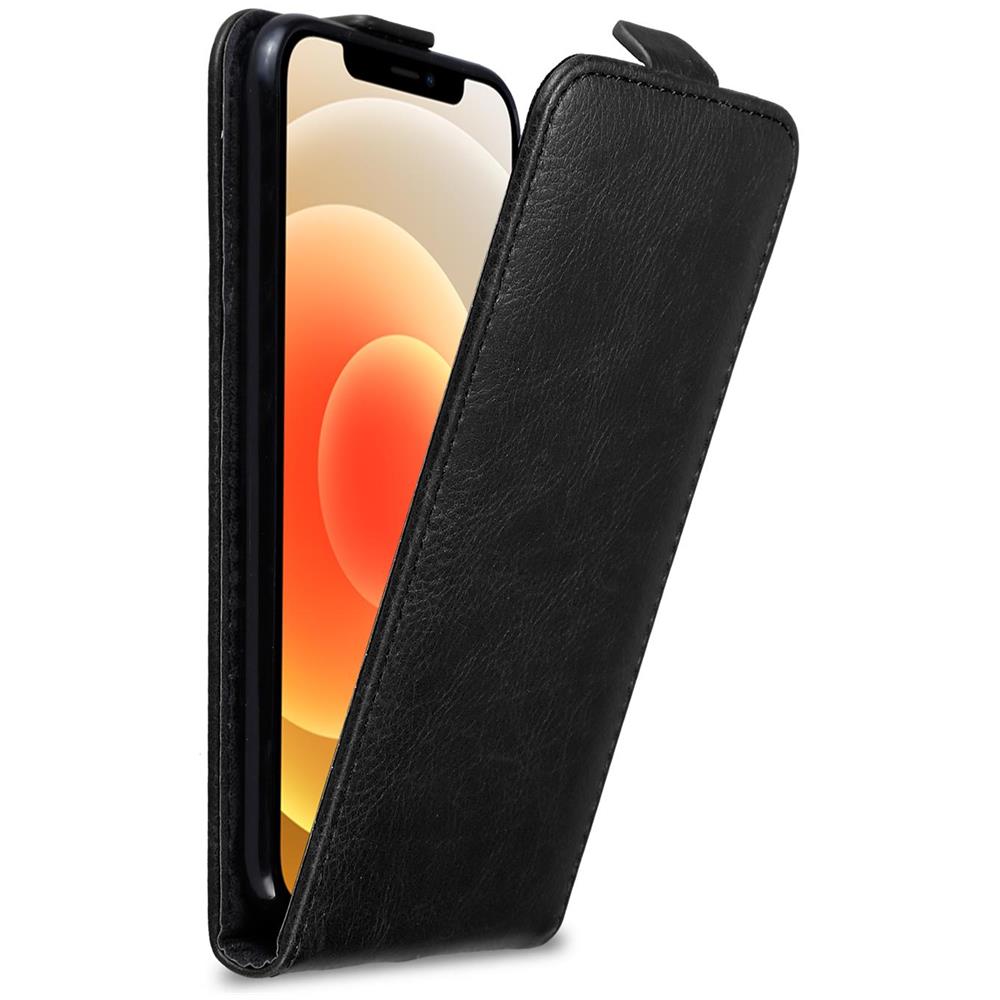 Custodia Compatibile Con Apple Iphone 12 Mini In Nero Di Notte - Coperchio Protettivo In Design Flip Con Chiusura Magnetica - Foto 1