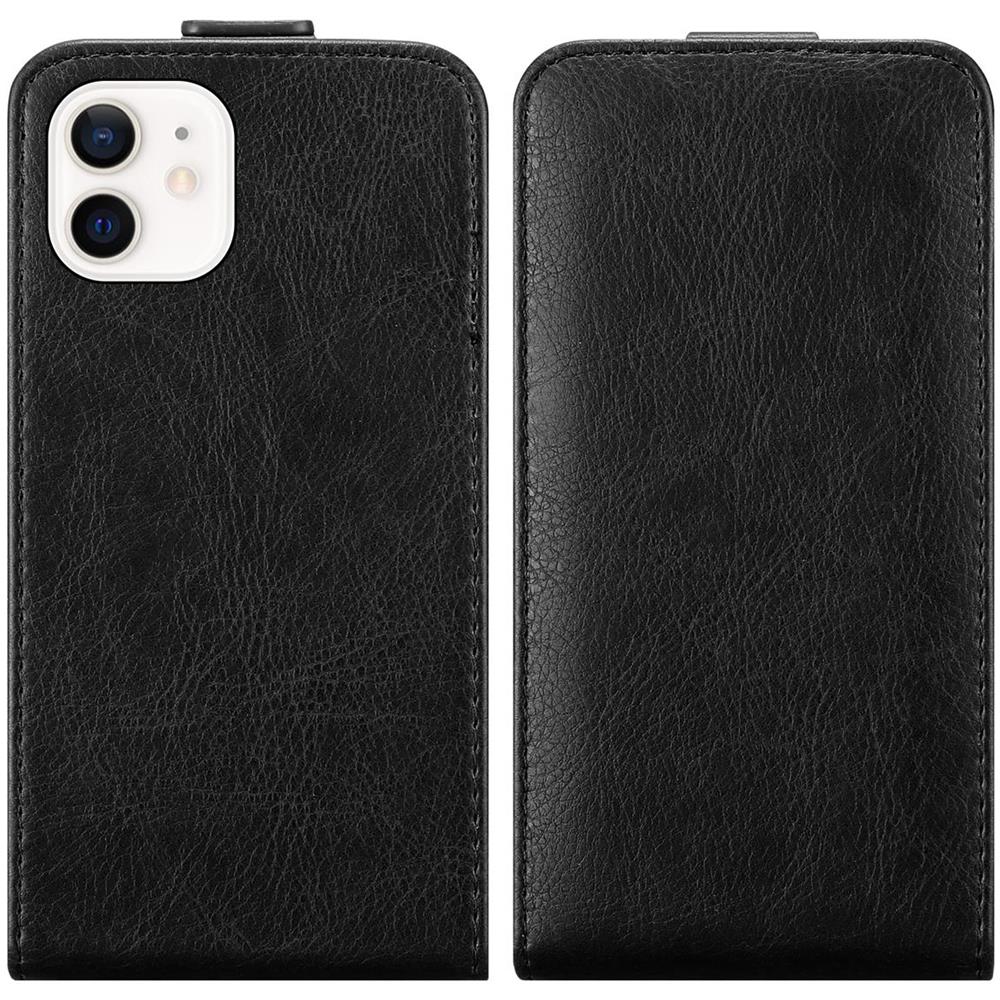Custodia Compatibile Con Apple Iphone 12 Mini In Nero Di Notte - Coperchio Protettivo In Design Flip Con Chiusura Magnetica - Foto 8