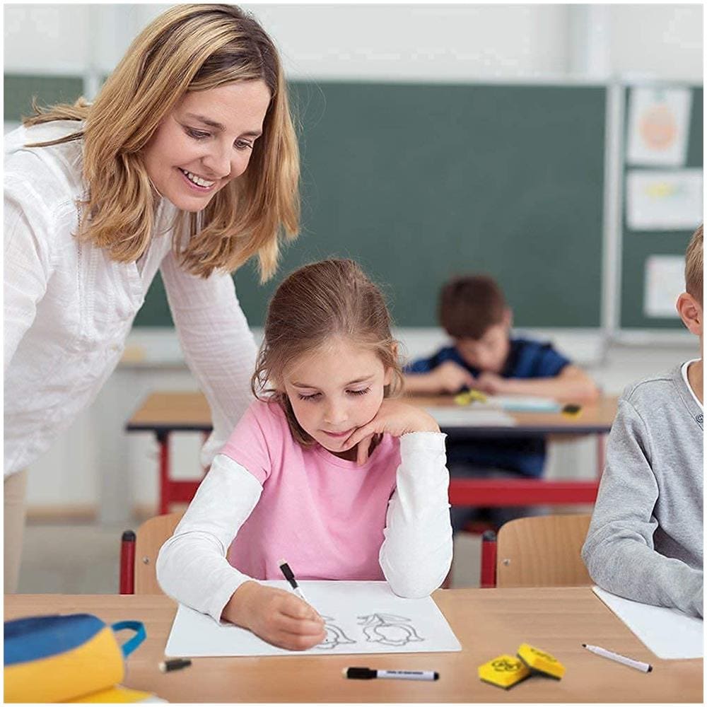 Lavagna Magnetica Per Frigorifero, Confezione Da 6 White A4 - Foto 2