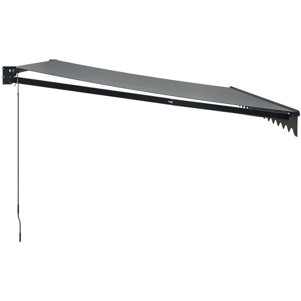 Tenda Da Sole Retrattile Antracite 4,5x3 M Tessuto E Alluminio - Foto 7