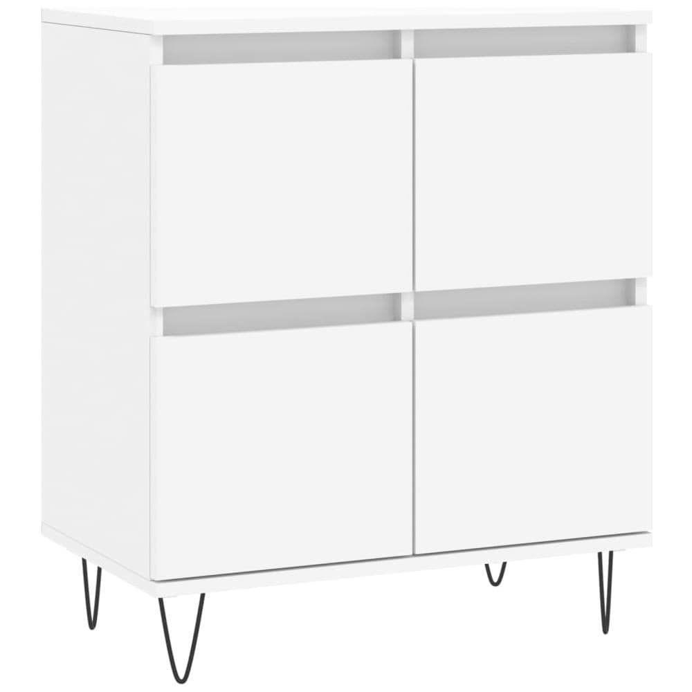 Credenza Bianca 60x35x70 Cm In Legno Multistrato - Foto 2