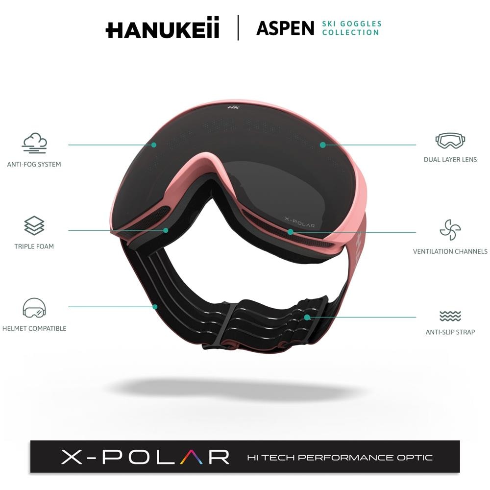 Maschera Da Sci Aspen Pink / Black - Foto 6