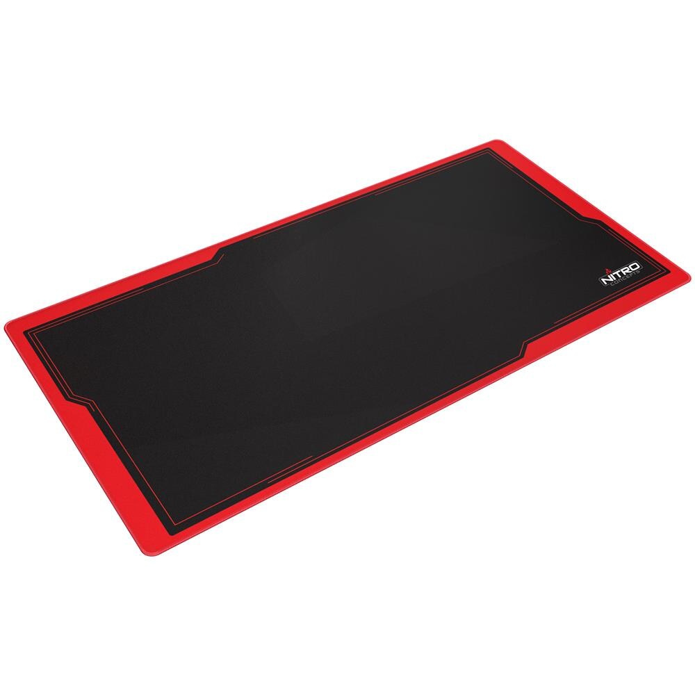 DM12 Tappetino per mouse per gioco da computer Nero, Rosso - Foto 6
